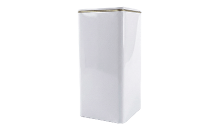 קופסת פח מלבנית עומדת פרימיום – 7.8x7.8x14.3 ס"מ